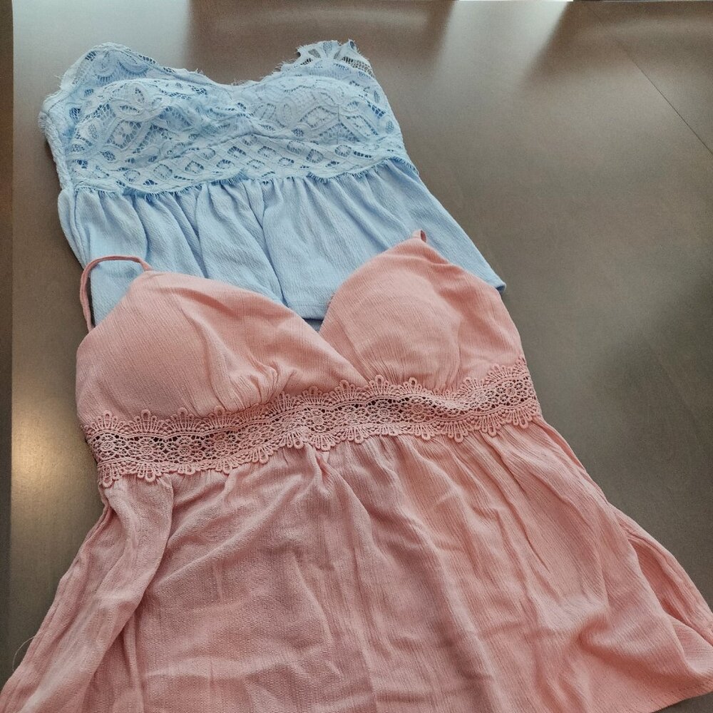 NWOT No Boundaries halter tops